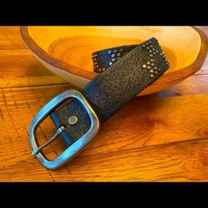 NWOT WILL Leather Goods Black Belt